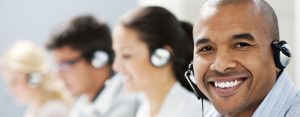 Happy Call Centre Staff