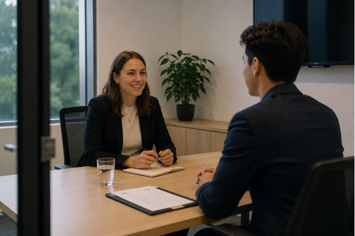 Employees developing communication and teamwork skills during workplace training